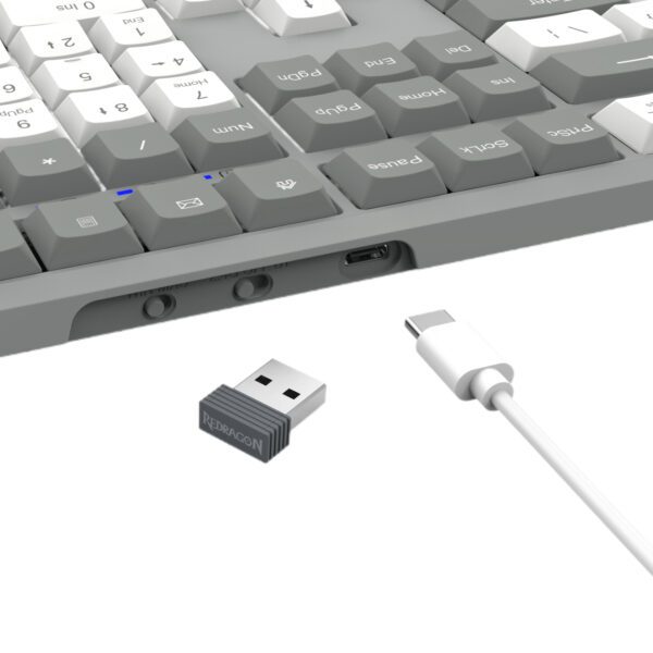 Redragon BK-7485 Wireless Office Keyboard - Grey