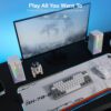 Redragon GS20W ANVIL 3W 2.0 RGB Stereo Desktop PC Speakers - White