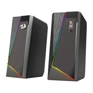RD-GS520 wr 01 REDRAGON 2.0 Satellite Speaker ANVIL 2 x 3W RGB USB|Aux Gaming Speaker - Black