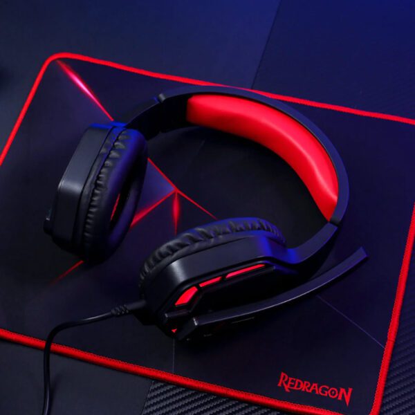 RD-H220N wr 06 REDRAGON Over-Ear THEMIS Aux Gaming Headset - Black