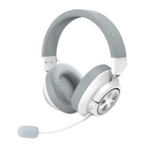 RD-H889WG Redragon-H889W-SPECTRA-PRO-Over-Ear-Wireless-Headphones-White wr 01a Redragon H889W SPECTRA PRO Over-Ear Wireless Headphones - White