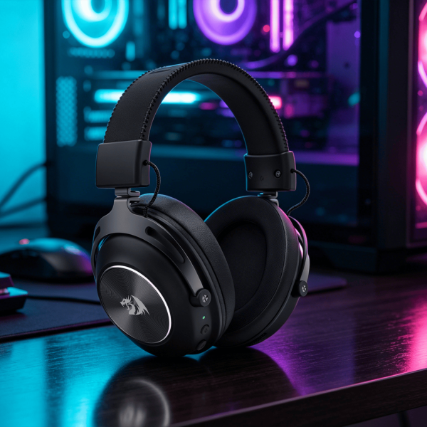 RD-H894 Redragon H894 TITAN Wireless Gaming Head wr 07 Redragon H894 TITAN Wireless Gaming Headset - Black