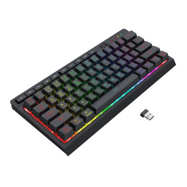RD-K522RGB-PRO Redragon-SHIVA-K522-PRO-RGB-Wireless-Gaming-Keyboard-Black 04 Redragon SHIVA K522 PRO RGB Wireless Gaming Keyboard- Black