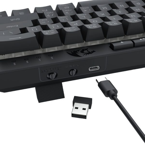 RD-K522RGB-PRO Redragon-SHIVA-K522-PRO-RGB-Wireless-Gaming-Keyboard-Black 07 Redragon SHIVA K522 PRO RGB Wireless Gaming Keyboard- Black