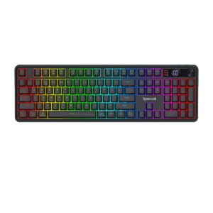 RD-K526-PRO Redragon RM104 PRO VOLCANO RGB Wireless wr 01 Redragon RM104 PRO VOLCANO RGB Wireless Membrane Gaming Keyboard - Black
