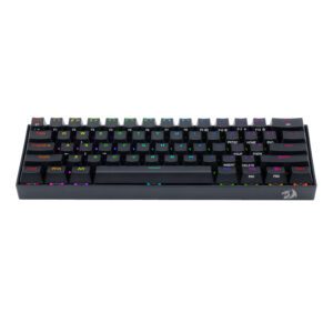 RD-K530RGB-PRO REDRAGON-DRACONIC-PRO-Mechanical-61-Key-Mechanical-Keyboard-RGB-–-Black wr 01a REDRAGON DRACONIC PRO Mechanical 61 Key|Bluetooth 5.0|RGB 9 Colour Modes|Rechargable Battery|Type-C Charging Cable Gaming Keyboard - Black