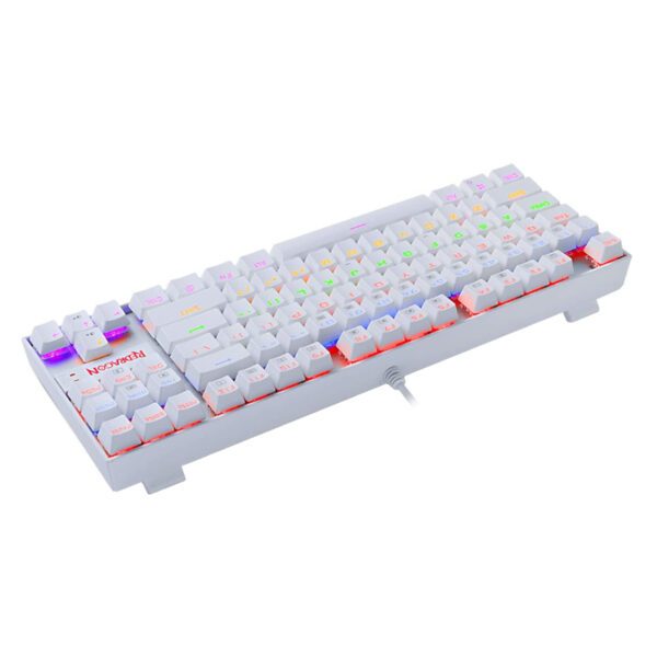 RD-K552W-RGB wr 05 REDRAGON KUMARA Mechanical 87 Key|RGB Backlit Gaming Keyboard - White