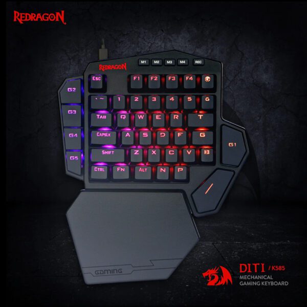 RD-K585RGB-PRO-B Redragon-K585-DITI-ELITE-PRO-RGB-40-Wireless-Mechanical-Gaming-Keyboard-Blue-Switches wr 02a Redragon K585 DITI ELITE PRO RGB 40% Wireless Mechanical Gaming Keyboard - Blue Switches
