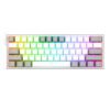 Redragon K617 FIZZ 60% Wired RGB Gaming Keyboard - White/Grey