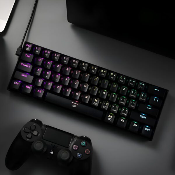 RD-K630RGB REDRAGON-DRAGONBORN-Wired-Mechanical-Keyboard-RGB-67Key-Design-–-Black wr 04a REDRAGON DRAGONBORN Wired Mechanical Keyboard RGB 67Key Design - Black