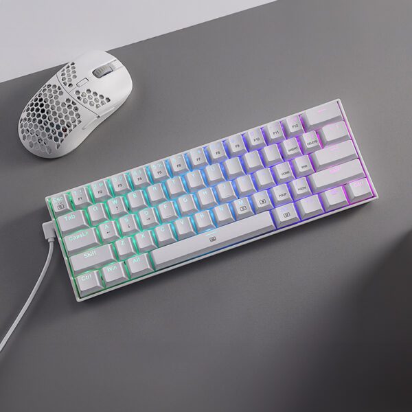 RD-K630W-RGB wr 01-1 REDRAGON DRAGONBORN Wired Mechanical Keyboard RGB
67Key Design - White
