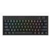 RD-K632RGB-PRO wr 01 REDRAGON Horus Mini Pro 61Key Wireless Bluetooth Red Switch RGB Low Profile Gaming Mechanical Keyboard - Black