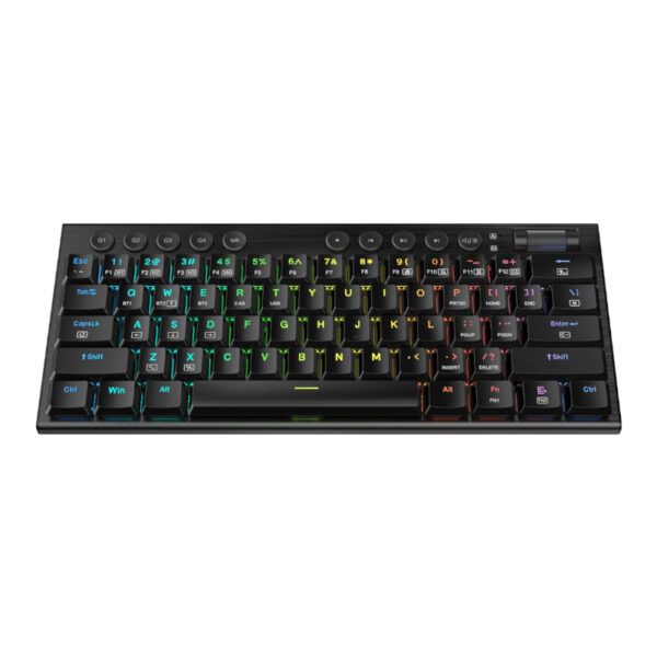 RD-K632RGB-PRO wr 03 REDRAGON Horus Mini Pro 61Key Wireless Bluetooth Red Switch RGB Low Profile Gaming Mechanical Keyboard - Black