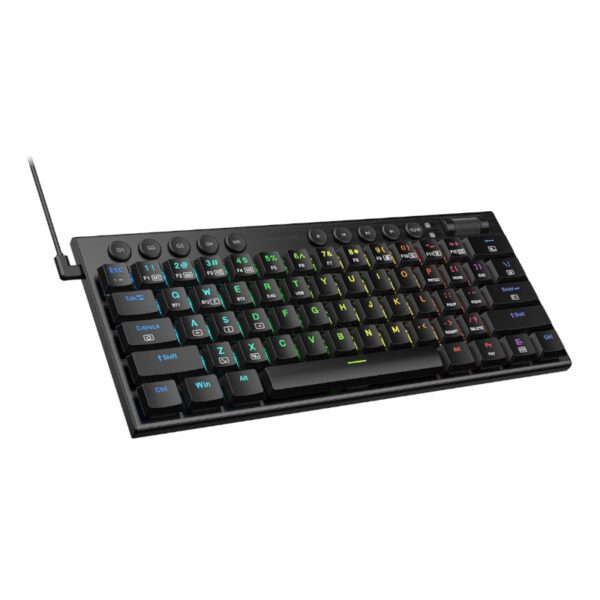 RD-K632RGB-PRO wr 05 REDRAGON Horus Mini Pro 61Key Wireless Bluetooth Red Switch RGB Low Profile Gaming Mechanical Keyboard - Black
