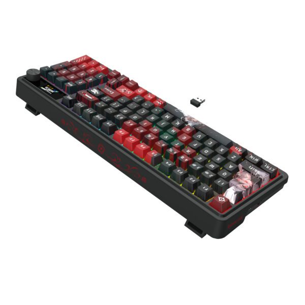 RD-K719AK-RGB-PRO Redragon-K719AK-ARTEMIS-PRO-RGB-Wireless-LCD-Mechanical-Gaming-Keyboard-Black wr 04a Redragon K719AK ARTEMIS PRO RGB Wireless LCD Mechanical Gaming Keyboard (Anime Edition)