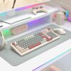 Redragon EISA 100 Retro RGB Wireless Mechanical Keyboard - Cream/Grey