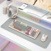 Redragon EISA 100 Retro RGB Wireless Mechanical Keyboard - Cream/Grey