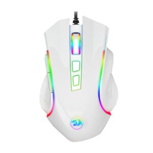 RD-M607W wr 01 REDRAGON GRIFFIN 7200DPI Gaming Mouse - White