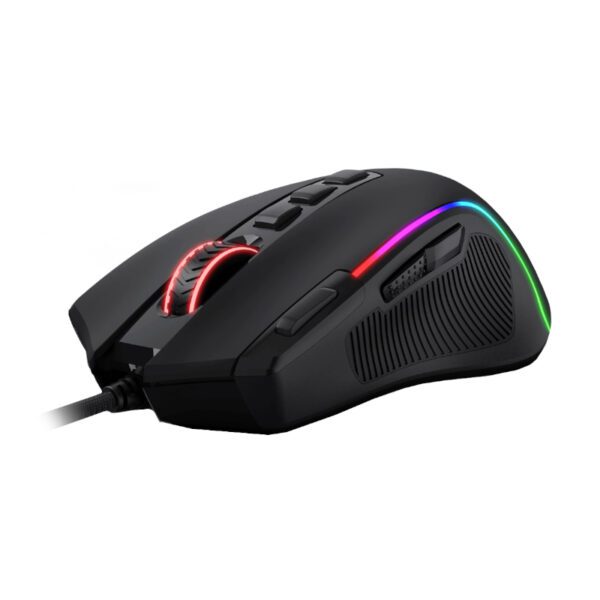 RD-M612-RGB wr 03 REDRAGON PREDATOR 4000DPI RGB Ergo Gaming Mouse - Black