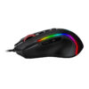 RD-M612-RGB wr 04 REDRAGON PREDATOR 4000DPI RGB Ergo Gaming Mouse - Black