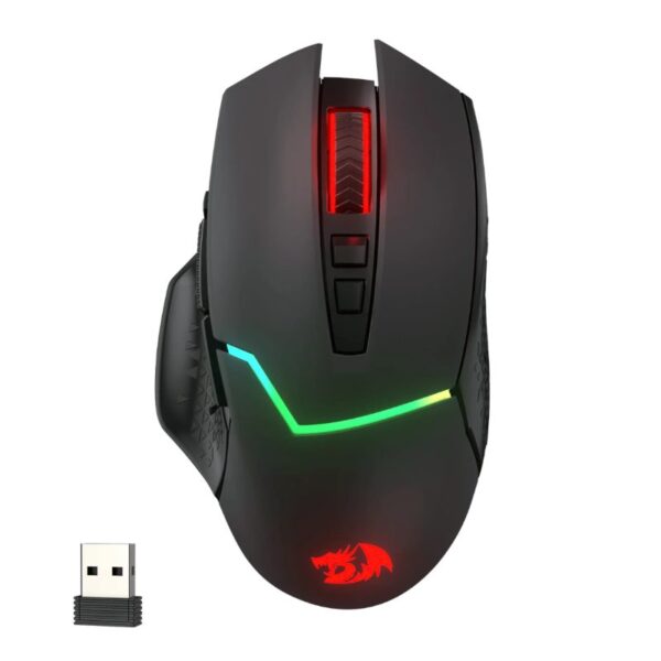 RD-M690-PRO wr 01 REDRAGON Mirage Pro 8000DPI RGB Wireless Gaming Mouse - Black