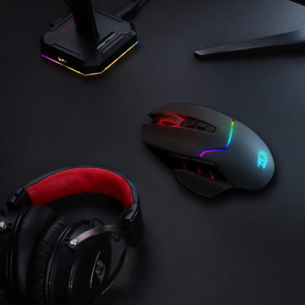 RD-M690-PRO wr 06 REDRAGON Mirage Pro 8000DPI RGB Wireless Gaming Mouse - Black