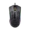 RD-M808-RGB wr 01 REDRAGON STORM 12400DPI 7 Buttons|Ergonomic Design|P3327 Optical Sensor|Lightweight Body|RGB Backlit gaming Mouse - Black