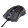 RD-M808-RGB wr 02 REDRAGON STORM 12400DPI 7 Buttons|Ergonomic Design|P3327 Optical Sensor|Lightweight Body|RGB Backlit gaming Mouse - Black