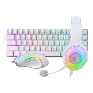 RD-S129W wr 01 REDRAGON 3IN1 MS|HS|KB WIRED COMBO - WHITE