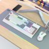 Redragon S151 Wired RGB Gaming Keyboard and Mouse Combo - White and Grey