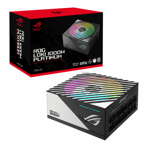 ROG-LOKI-1000PSFX-L-GAM ASUS ROG LOKI SFX-L 1000W 80 PLUS Platin wr 01 ASUS ROG LOKI SFX-L 1000W 80 PLUS Platinum SFX-L Modular Power Supply