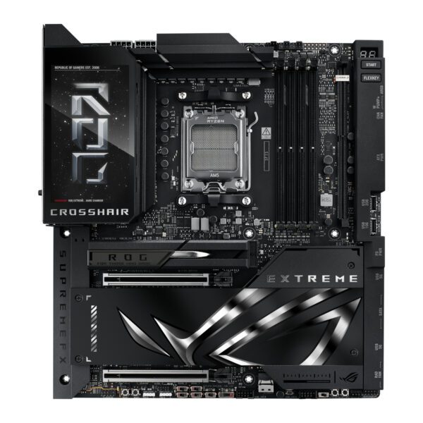 ROGCROSSHAIRX870EEXTREME Asus-ROG-Crosshair-X870E-EXTREME-AM5-E-ATX-Gaming-Motherboard-Black wr 02 Asus ROG Crosshair X870E EXTREME AM5 E-ATX Gaming Motherboard