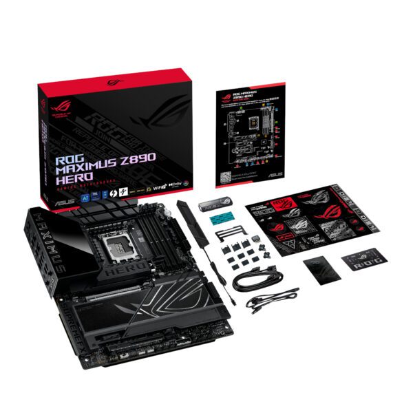 ROGMAXIMUSZ890HERO Asus-ROG-Maximus-Z890-Hero-Intel-LGA1851-ATX-Gaming-Motherboard-Black wr 06 Asus ROG Maximus Z890 Hero Intel LGA1851 ATX Gaming Motherboard