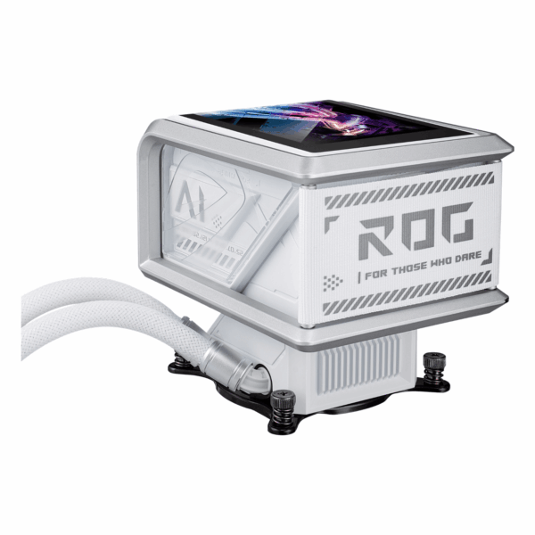 ROGRYUOIVSLC360ARGBWH ASUS ROG Ryuo IV SLC 360 ARGB White Edit wr 04 ASUS ROG Ryuo IV SLC 360 ARGB White Edition 360MM Liquid CPU Cooler - White
