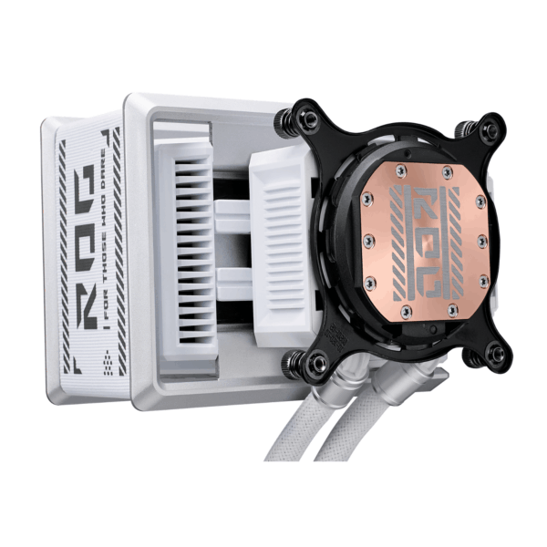 ROGRYUOIVSLC360ARGBWH ASUS ROG Ryuo IV SLC 360 ARGB White Edit wr 07 ASUS ROG Ryuo IV SLC 360 ARGB White Edition 360MM Liquid CPU Cooler - White