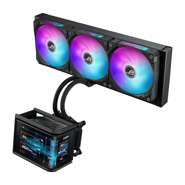ROGRYUOIVSLC360ARGB ASUS ROG Ryuo IV SLC 360mm ARGB Liquid C wr 03 ASUS ROG Ryuo IV SLC 360mm ARGB Liquid CPU Cooler - Black