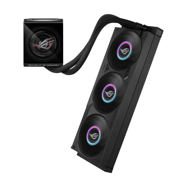 ROGSTRIXLCIV360ARGBLCD Asus ROG Strix LC IV 360 ARGB LCD Liquid wr 03 Asus ROG Strix LC IV 360 ARGB LCD Liquid Cooler - Black