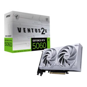 RTX5060VENTUS2XOC8GW MSI-GF-RTX-5060-VENTUS-2X-OC-8GB-WH wr 01 MSI GF RTX 5060 VENTUS 2X OC 8GB WH