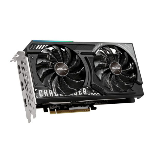 RX9060XTCHALLENGER16G ASRock-AMD-Radeon-RX-9060-XT-Challenger-16GB-OC wr 04a ASRock Radeon RX 9060 XT Challenger 16GB OC Graphics Card (RDNA™ 4, PCIe 5.0)