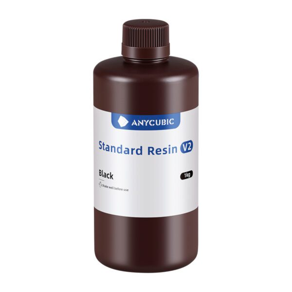 SBZ2BK-10 Anycubic-Standard-Resin-V2-Black wr 03a Anycubic Standard Resin V2 - Black