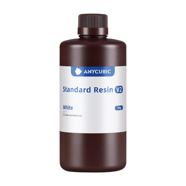 SBZ2WH-10 Anycubic-Standard-Resin-V2-White wr 03a Anycubic Standard Resin V2 - White