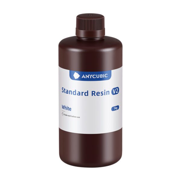 SBZ2WH-10 Anycubic-Standard-Resin-V2-White wr 04a Anycubic Standard Resin V2 - White