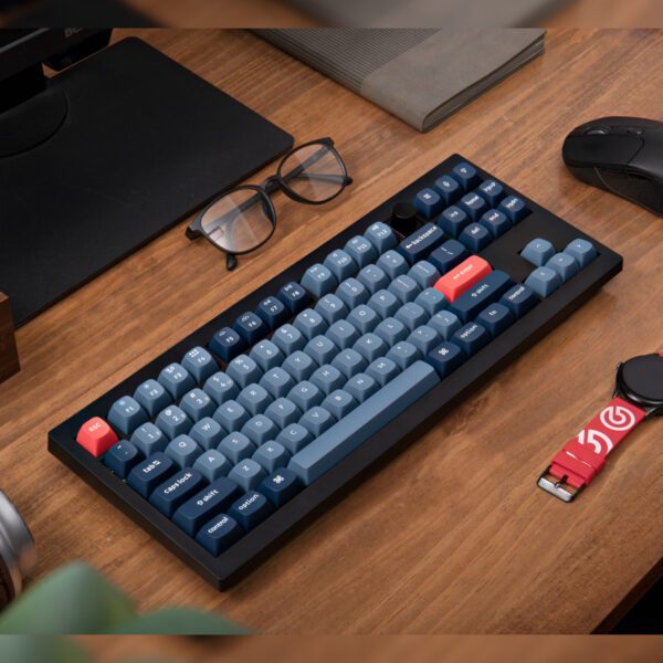 V3M-D1 Keychron-V3-Max-QMK-VIA-80-Wireless-Custom-Mechanical-Keyboard-Red-Switch-–-Carbon-Black wr 04a Keychron V3 Max QMK/VIA 80% Wireless Custom Mechanical Keyboard (Red Switch) – Carbon Black