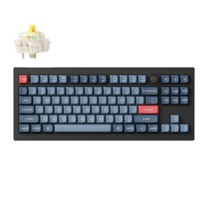 V3M-D4 Keychron-V3-Max-QMK-VIA-80-Wireless-Custom-Mechanical-Keyboard-Banana-Switch-–-Carbon-Black wr 01a Keychron V3 Max QMK/VIA 80% Wireless Custom Mechanical Keyboard (Banana Switch) – Carbon Black