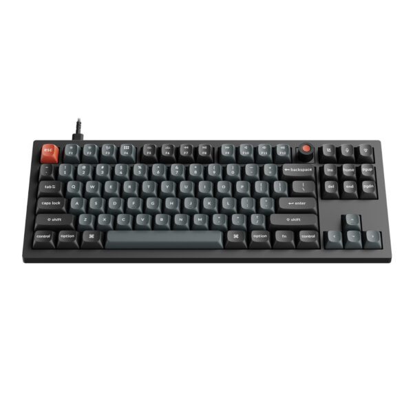V3U-D1 Keychron-V3-Ultra-80-8K-Red-Switch-Hot-Swap-Gateron-Jupiter-RGB-Wireless-Keyboard wr 03a Keychron V3 Ultra 80% 8K Red Switch Hot-Swap RGB Wireless Keyboard - Black