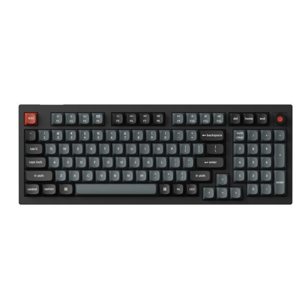 V5U-D1 Keychron-V5-Ultra-96-8K-Red-Switch-Hot-Swap-Keychron-Silk-POM-RGB-Wireless-Keyboard-Black wr 02a Keychron V5 Ultra 96% 8K Red Switch Hot-Swapple Silk POM RGB Wireless Keyboard