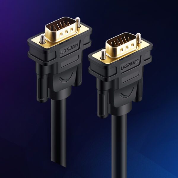 VG101-11630 UGreen-VGA-Cable-1.5M wr 02a UGREEN VG101 VGA Male to Male Cable 1.5M