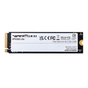 VP4300L2TBM28H Patriot-Viper-VP4300-Lite-2TB-Gen-4-M.2-PCIe-NVMe-SSD wr 02 Patriot Viper VP4300 Lite 2TB Gen 4 M.2 PCIe NVMe SSD