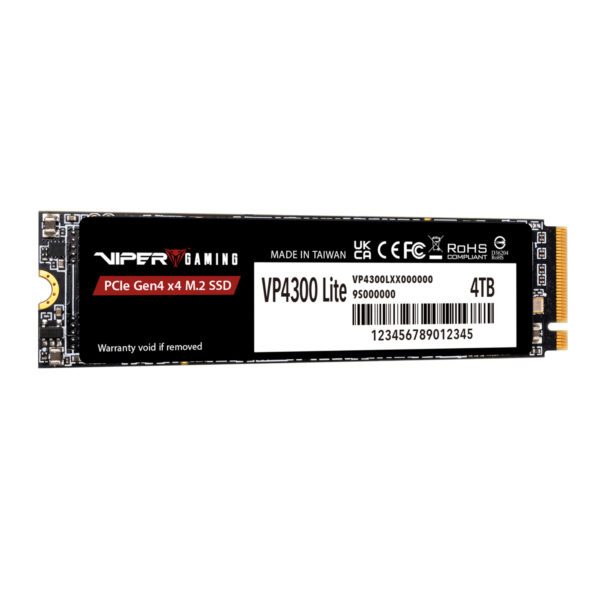 VP4300L4TBM28H Patriot-VP4300-Lite-4TB-M.2-PCIe-Gen-4-x4-NVMe-SSD wr 02 Patriot VP4300 Lite 4TB M.2 PCIe Gen 4 x4 NVMe SSD
