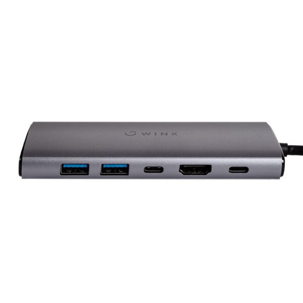 WINX WX-HB111 Connect-Pro-6-in-1-Type-C-Hub-Front-0117-Edit1500x1500-96DPI WINX CONNECT Pro 6-in-1 Type-C Hub